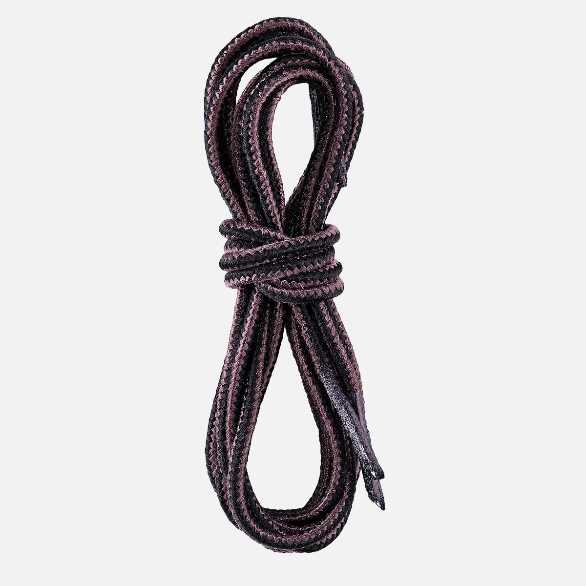 32-tums Taslan-skosnören, unisex, i svart/brunt Taslan