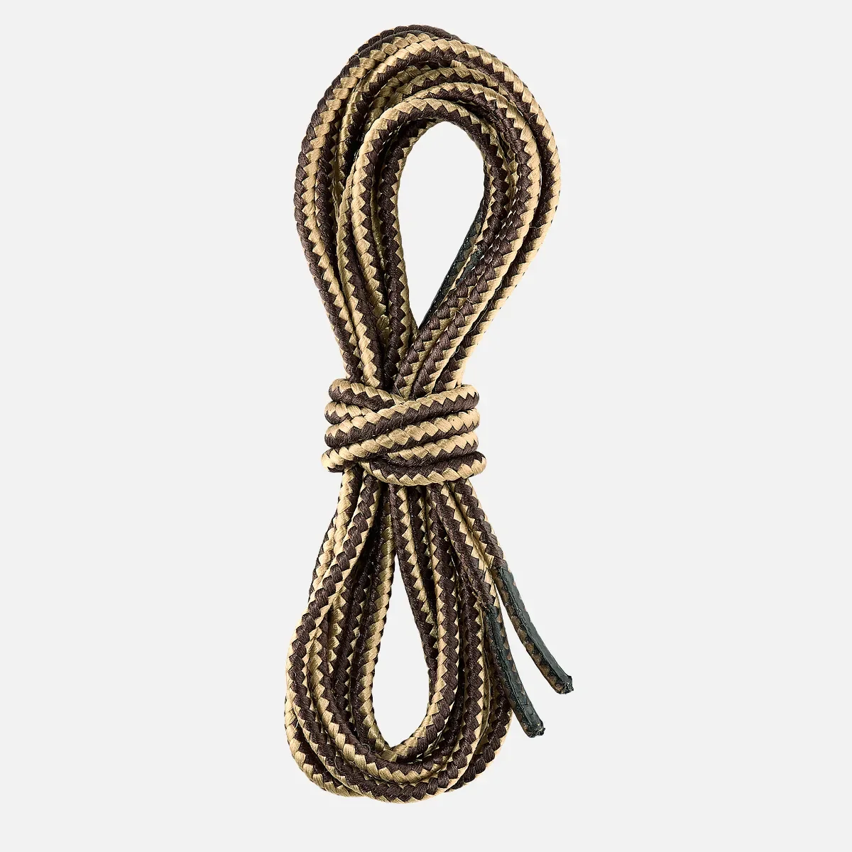36-tums Taslan-skosnörning, unisex, i beige/brunt Taslan