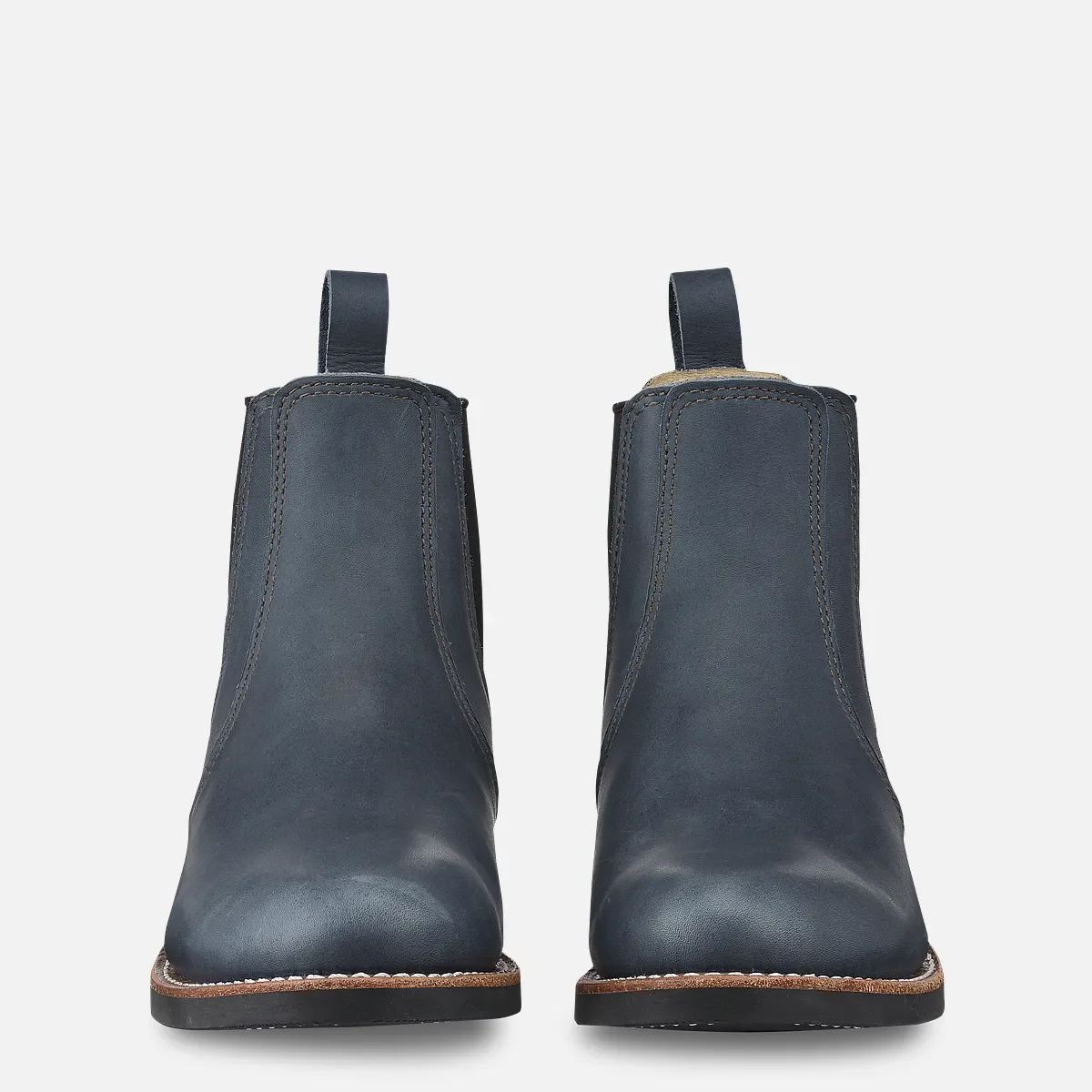 6-inch Chelsea-kortstövlor för dam i indigo Legacy-läder