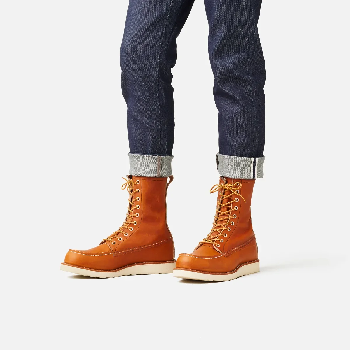 8-inch Classic Moc® herrstövlar i Oro Legacy-läder