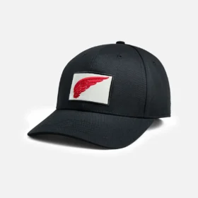 Broderad logokeps, unisex, i svart