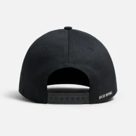 Broderad logokeps, unisex, i svart