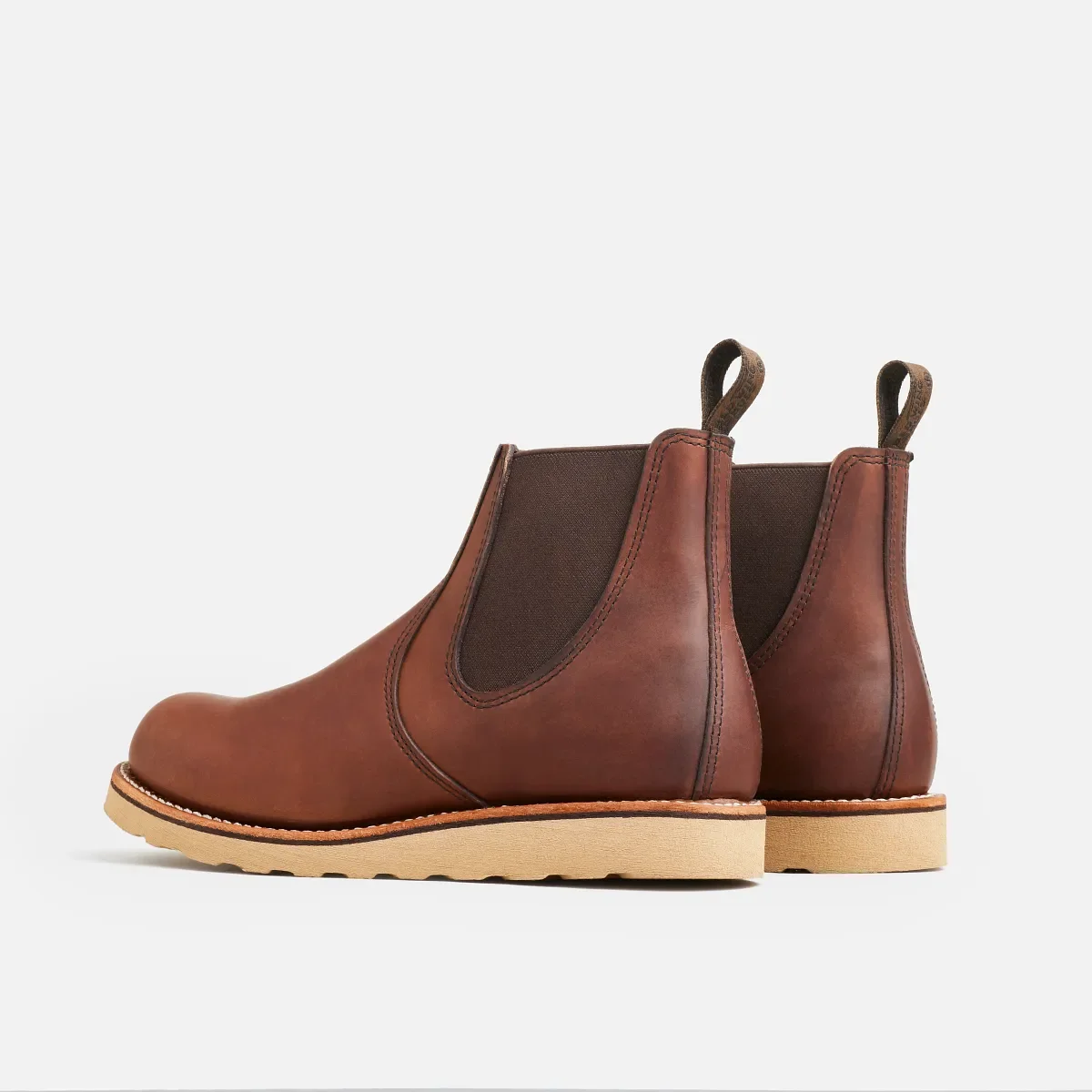 Classic Chelsea 6-tums herrkänga i Amber Harness-läder