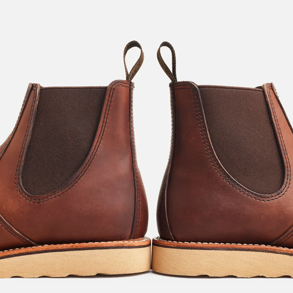 Classic Chelsea 6-tums herrkänga i Amber Harness-läder