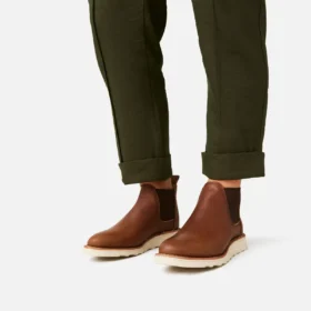 Classic Chelsea – kort damstövl i Amber Harness-läder