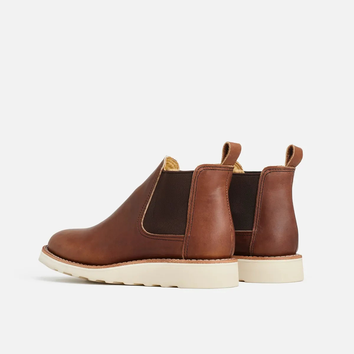 Classic Chelsea – kort damstövl i Amber Harness-läder