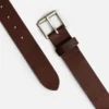 Classic Heritage läderbälte för herr i Amber Pioneer-läder