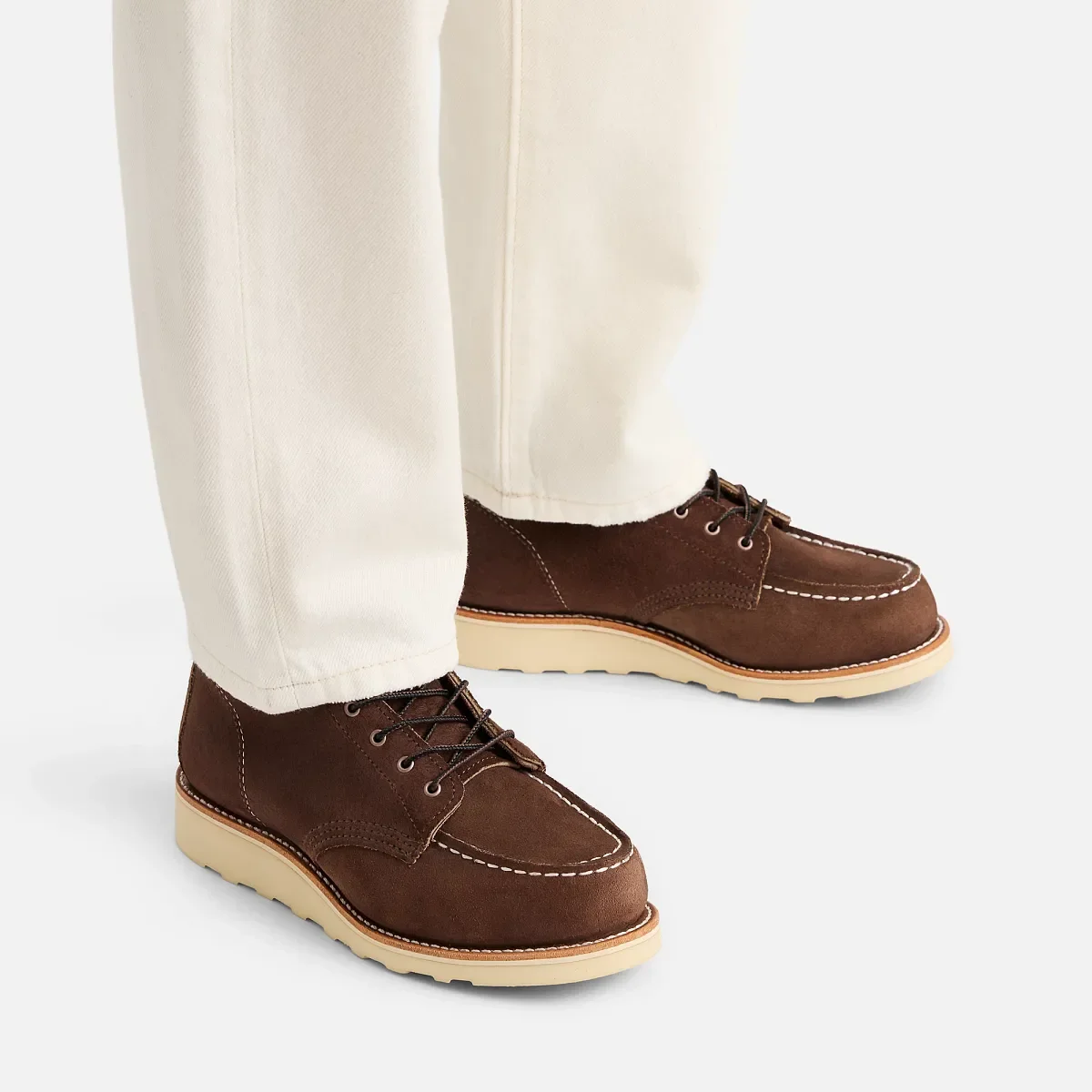 Classic Moc® 6-tums dammodell i chokladbrunt Muleskinner-läder