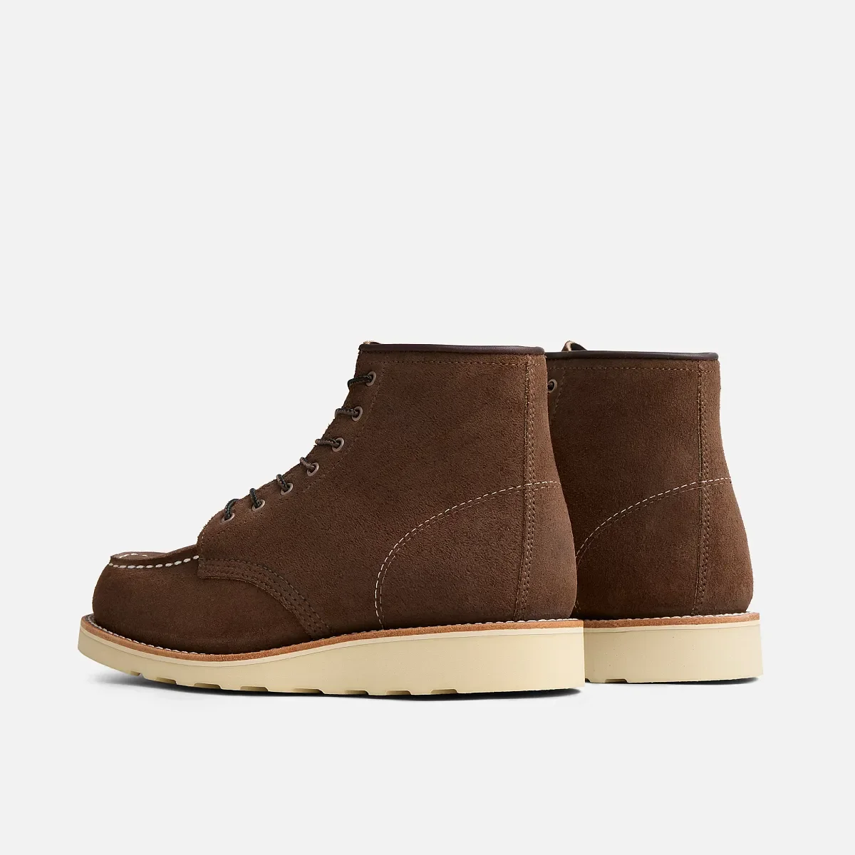 Classic Moc® 6-tums dammodell i chokladbrunt Muleskinner-läder
