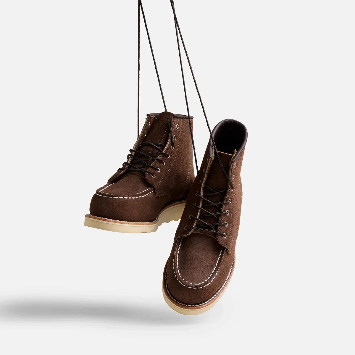 Classic Moc® 6-tums dammodell i chokladbrunt Muleskinner-läder