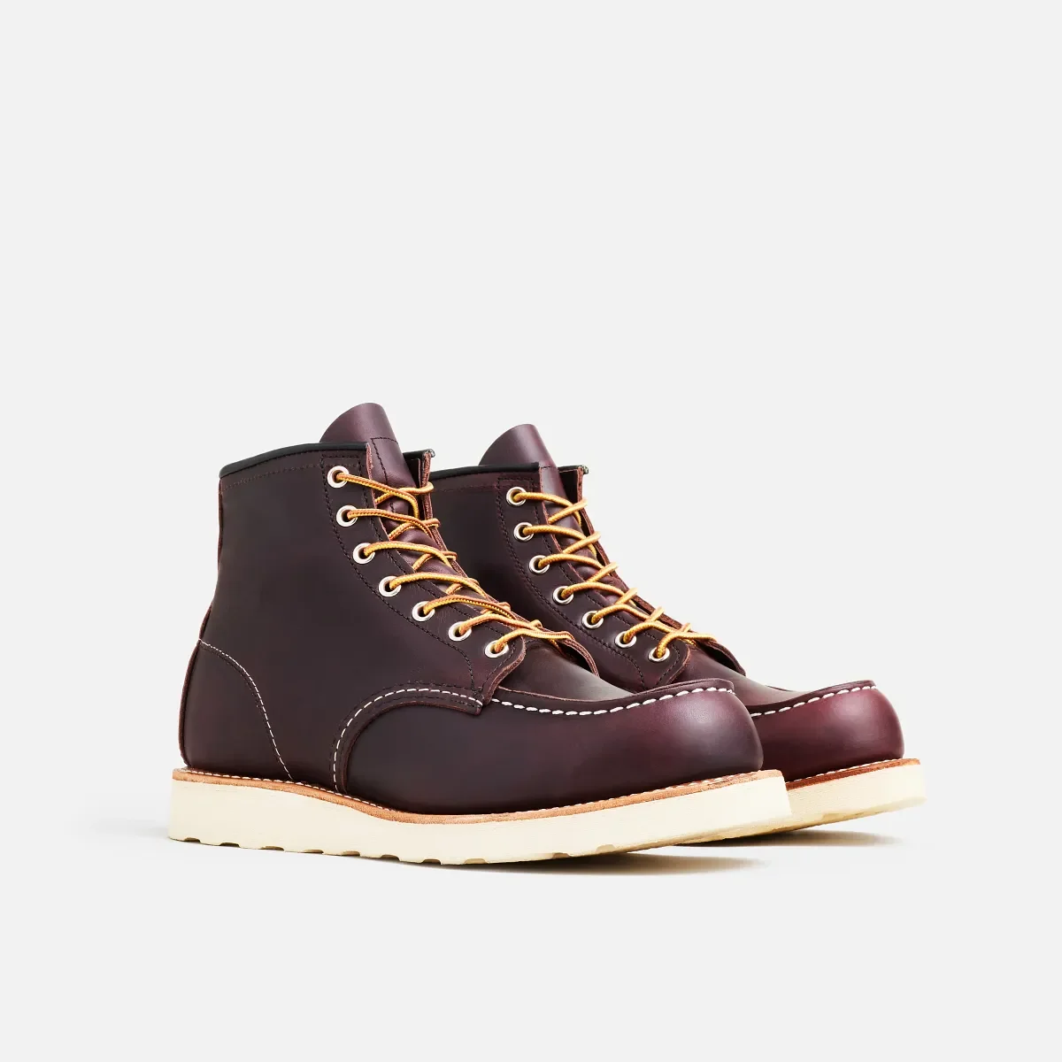 Classic Moc® 6-tums herrkänga i Black Cherry Excalibur-läder