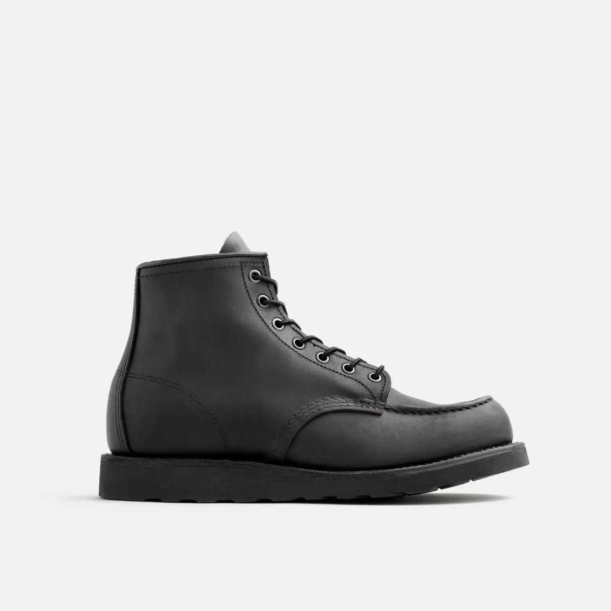 Classic Moc® Herrstövlar, 6 tum, i svart Harness-läder