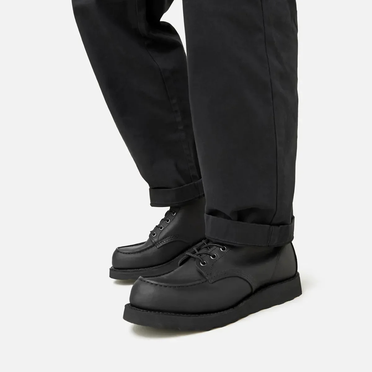 Classic Moc® Herrstövlar, 6 tum, i svart Harness-läder
