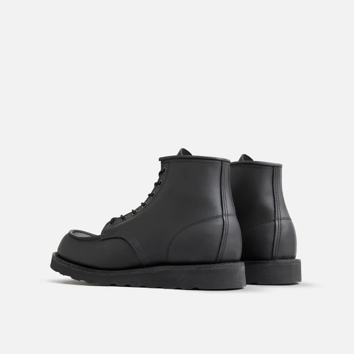 Classic Moc® Herrstövlar, 6 tum, i svart Harness-läder