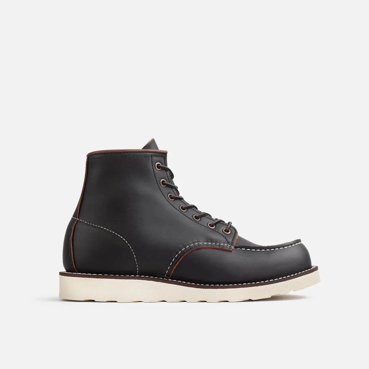 Classic Moc® herrstövlar, 6 tum, i svart Prairie-läder
