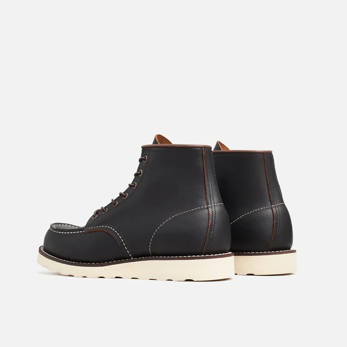 Classic Moc® herrstövlar, 6 tum, i svart Prairie-läder