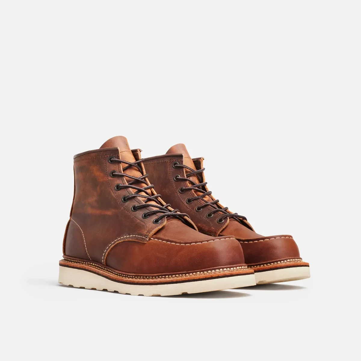 Classic Moc® herrstövlar, 6-tums, i Copper Rough & Tough-läder