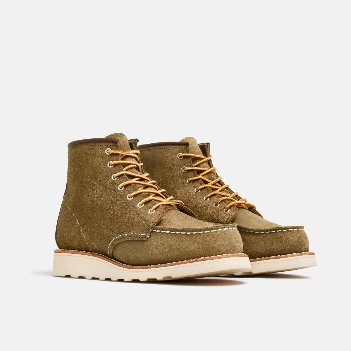 Classic Moc® kort damstövl i olivgrönt Mohave-läder