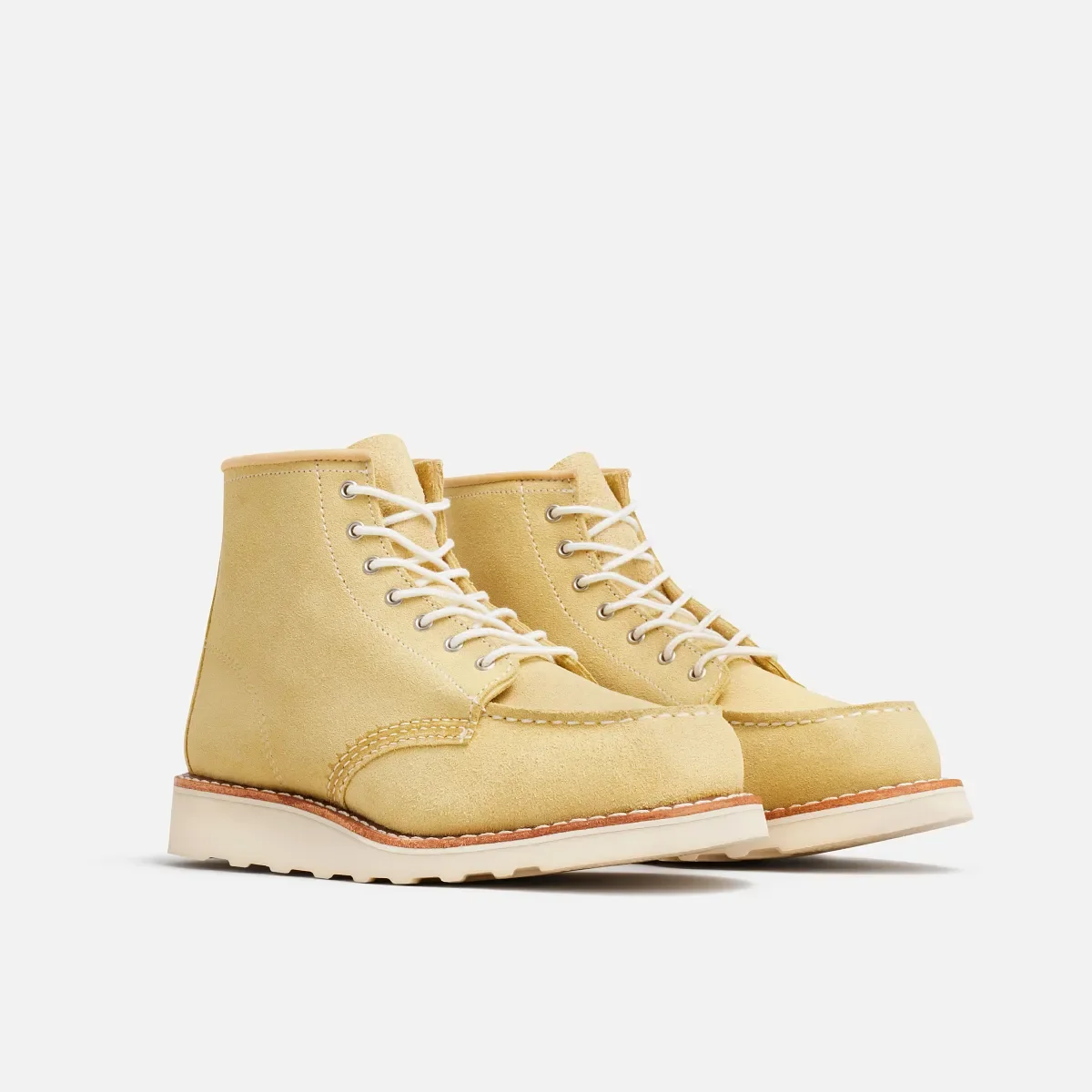 Classic Moc® kort damstövl i smörfärgat Abilene-läder