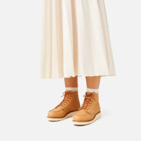 Classic Moc® kort damstövl i tanfärgat Boundary-läder