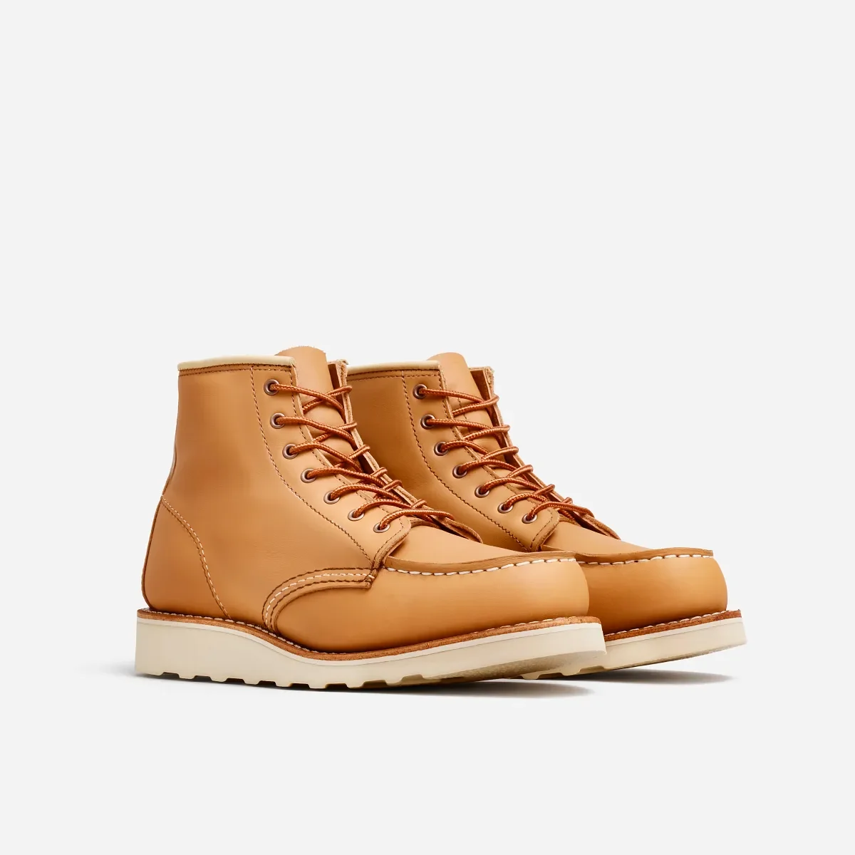 Classic Moc® kort damstövl i tanfärgat Boundary-läder