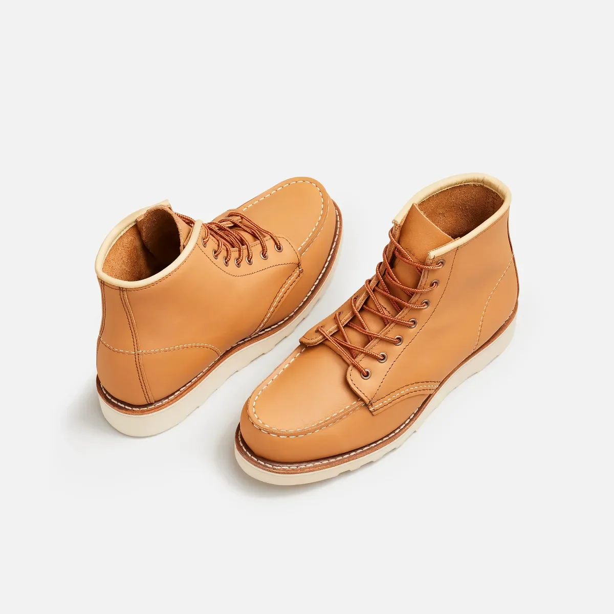 Classic Moc® kort damstövl i tanfärgat Boundary-läder