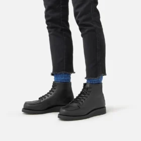 Classic Moc® korta damstövlar i svart Boundary-läder