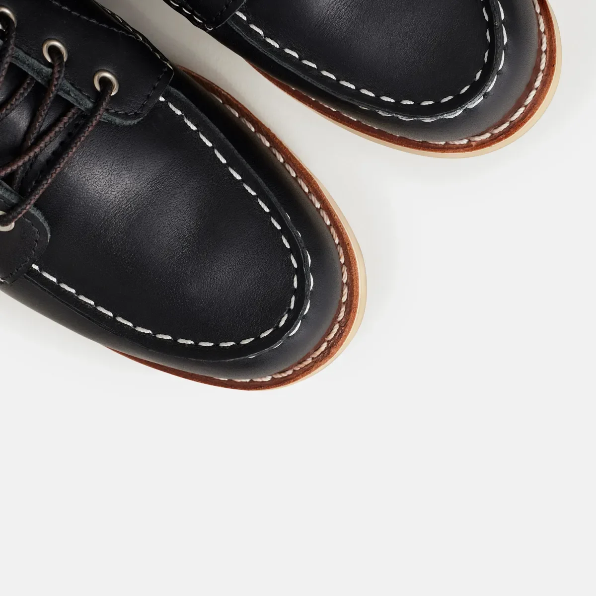 Classic Moc® korta damstövlar i svart Boundary-läder