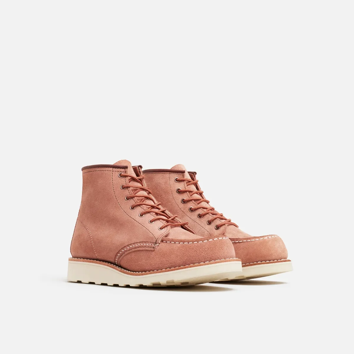 Classic Moc®-kortstövlar för dam i Abilene-läder i färgen Dusty Rose