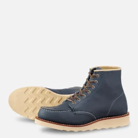 Classic Moc®-kortstövlar för dam i indigo Legacy-läder
