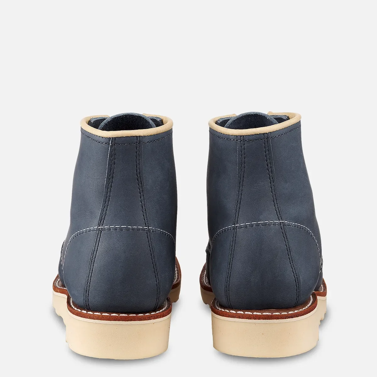 Classic Moc®-kortstövlar för dam i indigo Legacy-läder