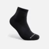 Everyday Arbete Medium Weight Quarter Crew Unisex-strumpor i bomullsblandning i svart