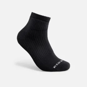 Everyday Arbete Medium Weight Quarter Crew Unisex-strumpor i bomullsblandning i svart