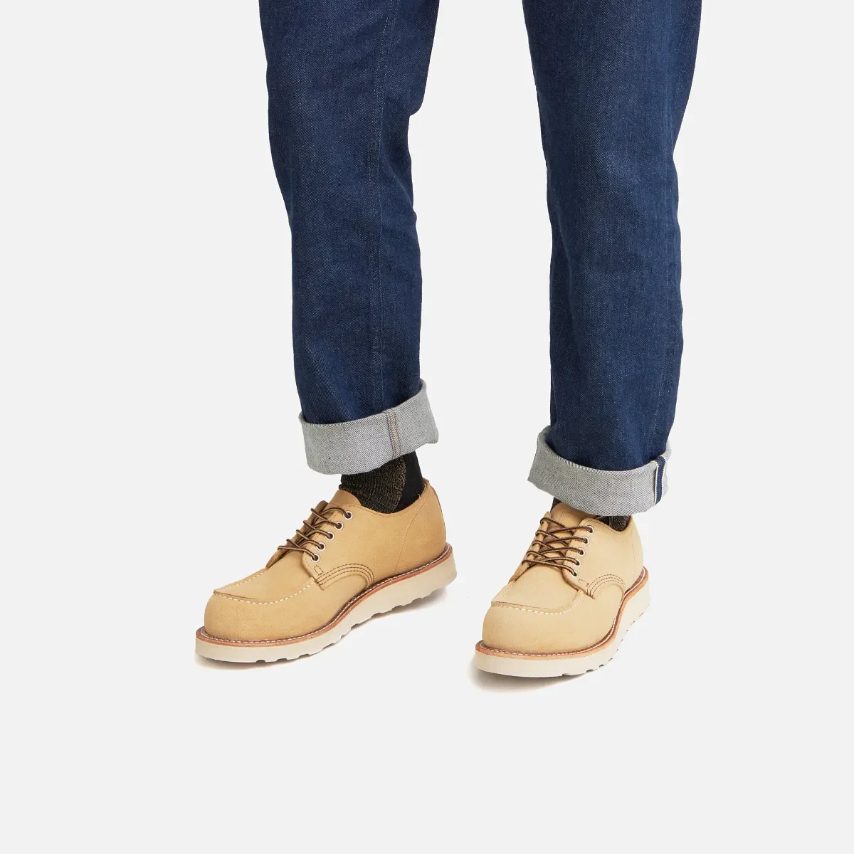 Handla Moc Oxford herrskor i Hawthorne Abilene-läder