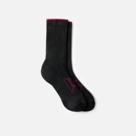 Högpresterande strumpor för kvinnor, lätta, i Crew-längd Unisex-strumpor i CoolMax®-blandning i svart