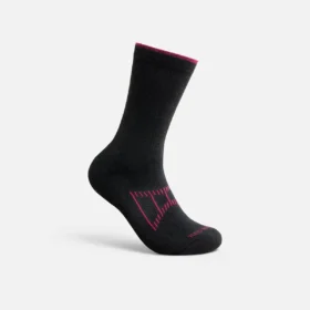 Högpresterande strumpor för kvinnor, lätta, i Crew-längd Unisex-strumpor i CoolMax®-blandning i svart