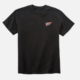 Klassisk logot-shirt, unisex-t-shirt i svart bomull