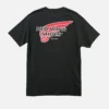 Klassisk logot-shirt, unisex-t-shirt i svart bomull