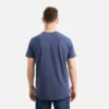 Kortärmad T-shirt med ficka – Herr-T-shirt med korta ärmar i marinblått