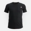 Kortärmad T-shirt med ficka – Herr-T-shirt med korta ärmar i svart