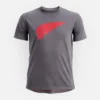 Kortärmad T-shirt med vinge – Herr-T-shirt med korta ärmar i mörkgrått