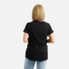 Kortärmad Wing-T-shirt, dam-T-shirt med korta ärmar i svart