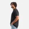 Kortärmad Wing-T-shirt, herr, i svart