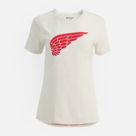 Kortärmad Wing-T-shirt Kortärmad T-shirt för dam i vitt