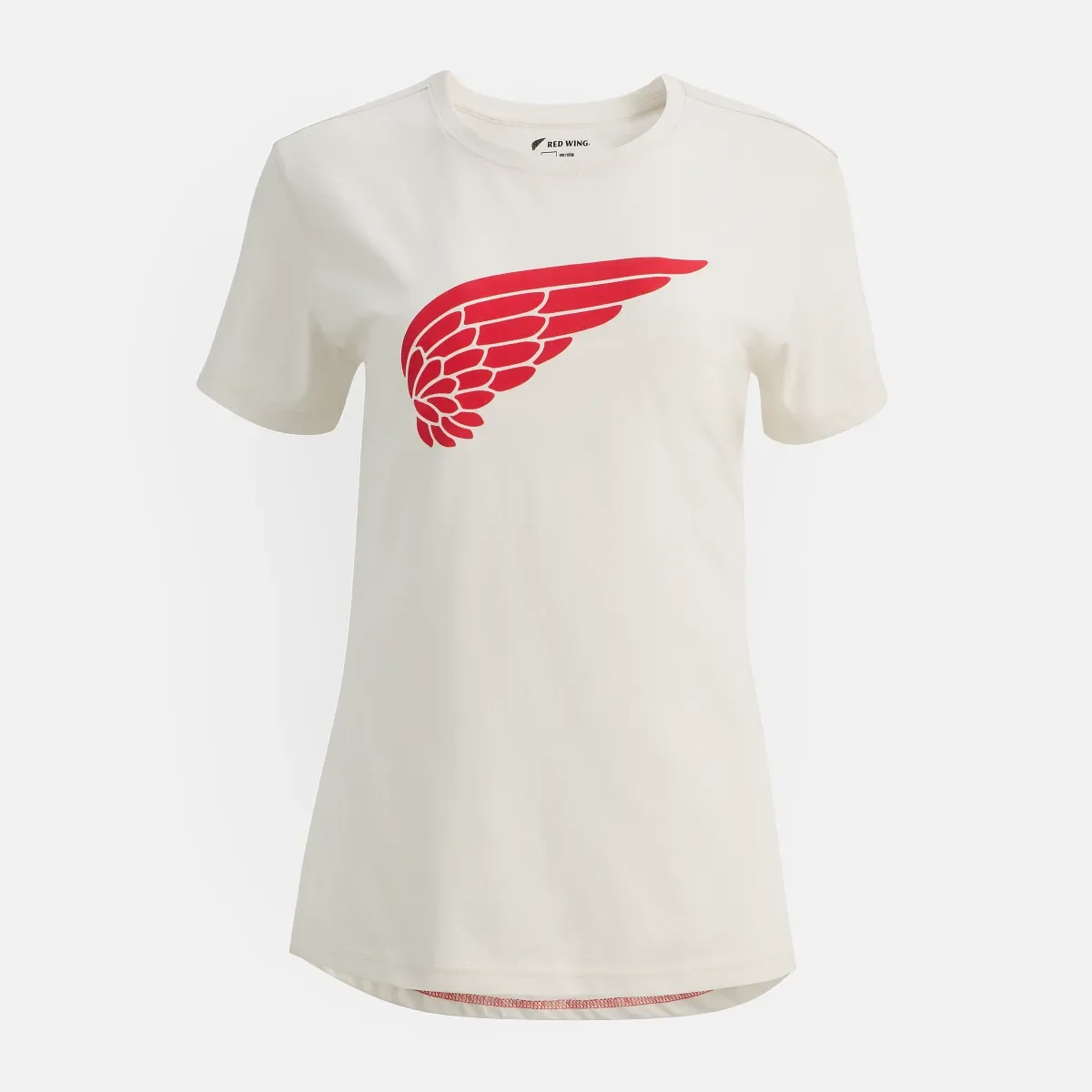 Kortärmad Wing-T-shirt Kortärmad T-shirt för dam i vitt