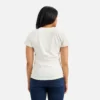 Kortärmad Wing-T-shirt Kortärmad T-shirt för dam i vitt