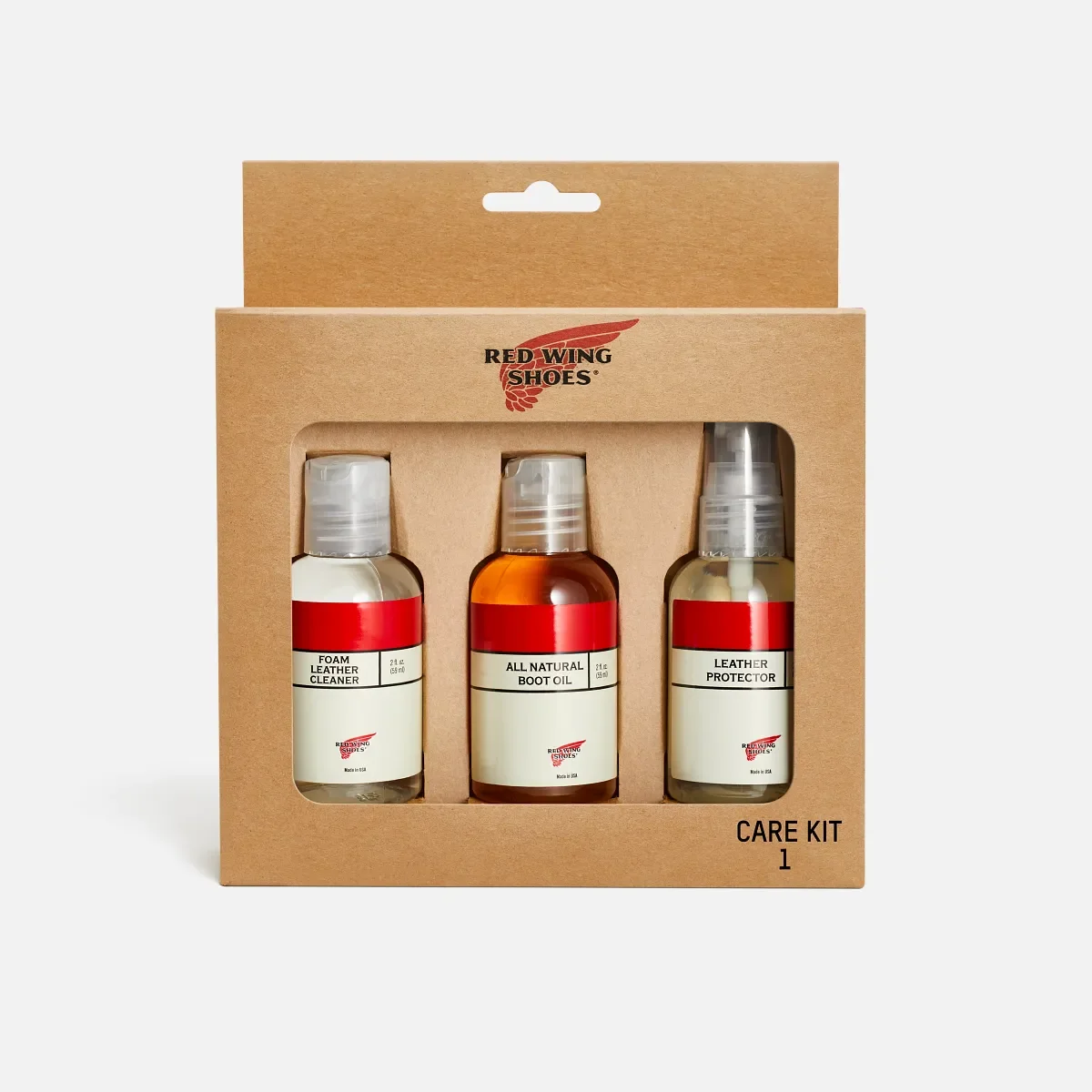Mini Care Kit #1 – Skötselsats för fullnarvigt läder eller nubuckläder