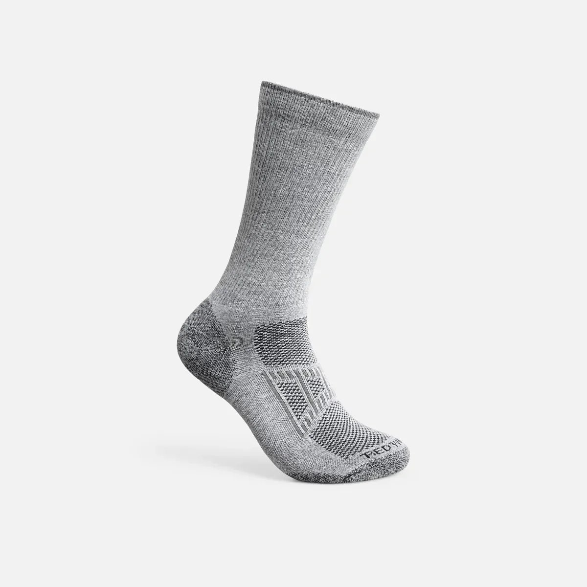 Performance Arbete Light Weight Crew – unisex-strumpor i CoolMax®-blandning i grått