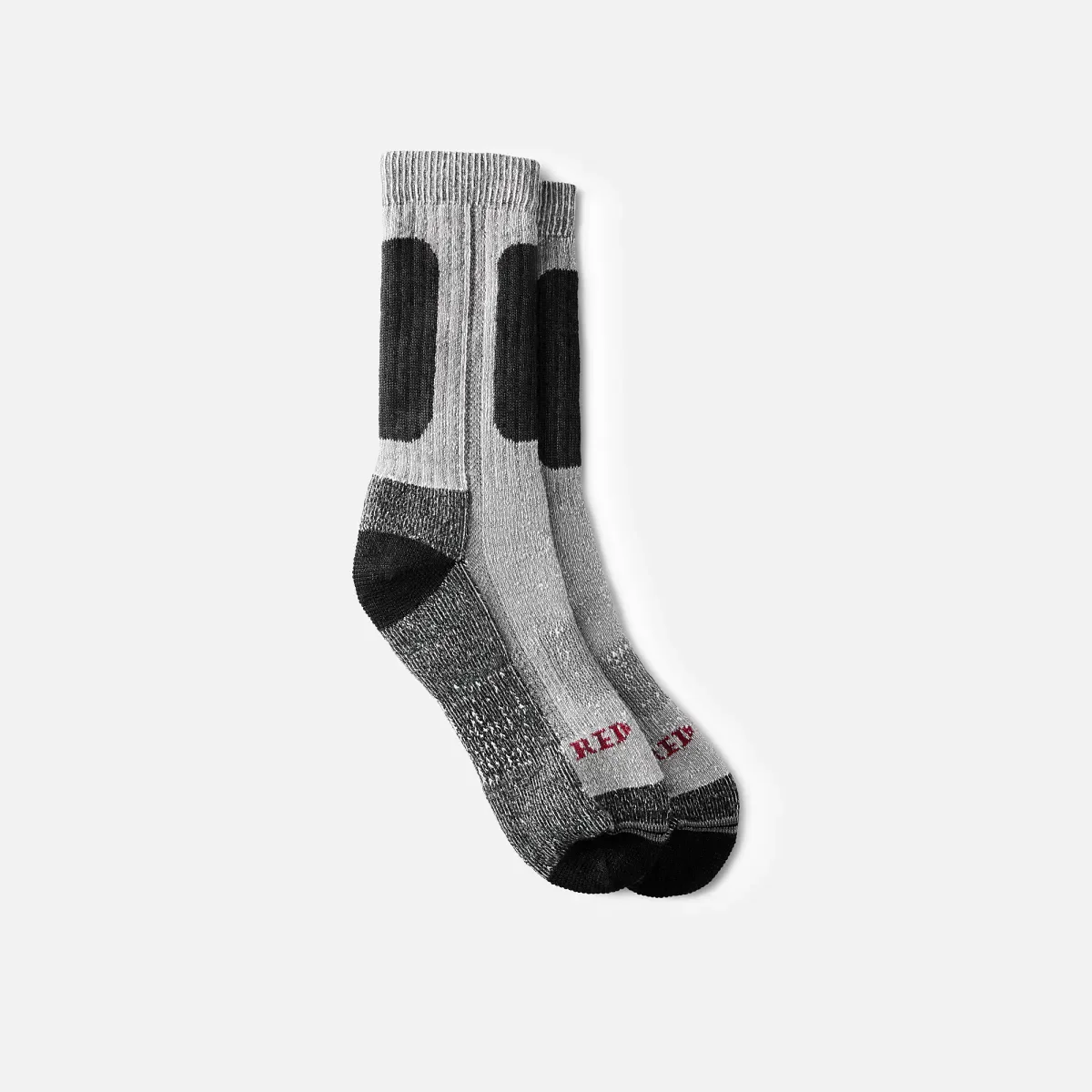 Performance Work Medium Weight Crew – unisex-arbetsstrumpor i svart