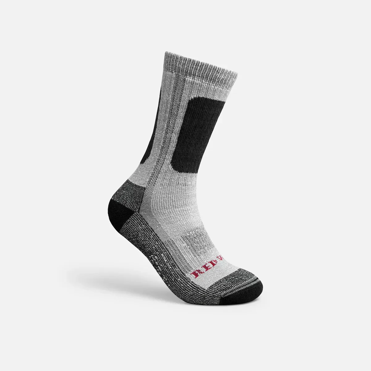 Performance Work Medium Weight Crew – unisex-arbetsstrumpor i svart